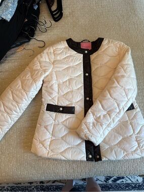kate spade Pink and Black Lined Jacket